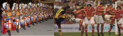 LUCHAS DE FIESTAS, O MOROS Y CRISTIANOS CONTRA FUTBOL